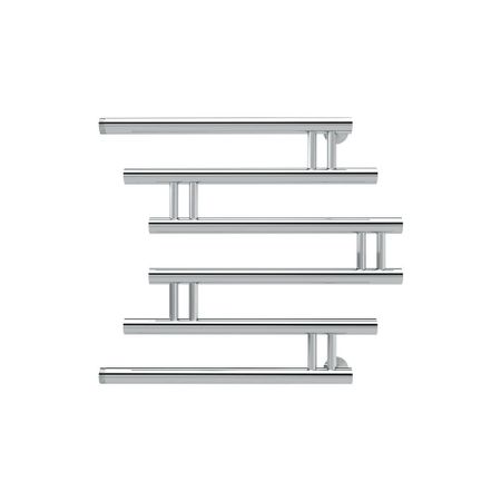 Полотенцесушитель водяной Indigo Zip 500х600 мм фокстрот с боковым подключением 500 мм хром