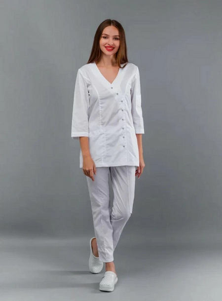 Брюки Альба-С медицинские вискоза премиум Б055 белый р 48 альба де сеспедес ее сторона истории