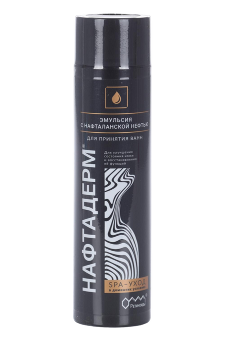 Эмульсия Нафтадерм с нафталанской нефтью д/принятия ванн, 250 мл
