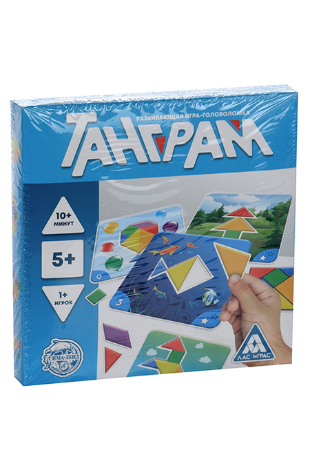 Развивающая игра-головоломка ЛАС ИГРАС «Танграм», 5+ игра головоломка professor puzzle ltd динамит нобеля 1340