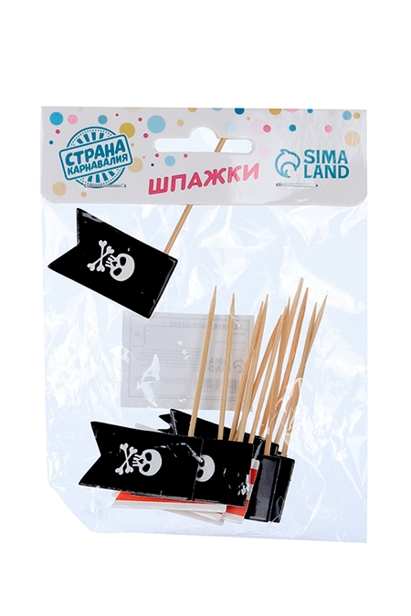Шпажки Страна Карнавалия «Пират», набор 12 шт жанна уиллис суперкот и подводный пират