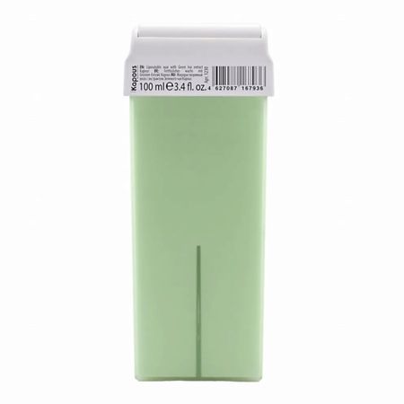 Воск для депиляции KAPOUS Жирорастворимый воск с экстрактом Зеленого чая в картридже