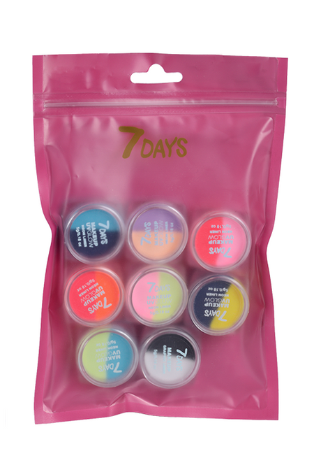 Набор 7DAYS UVglow Neon Pastel 08 PERFECT MATCH граф лайнеров д/мак 8 шт 5 г александр дюма отец граф монте кристо в 2 кн кн 2