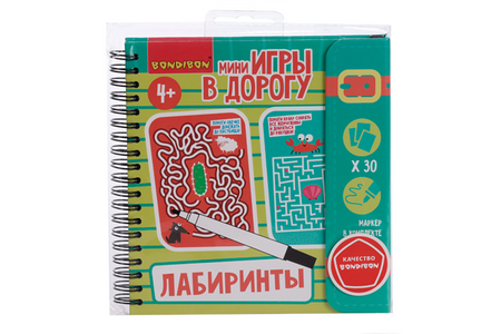 Игра BONDIBON в дорогу Лабиринты занимательные лабиринты для   от 6 лет