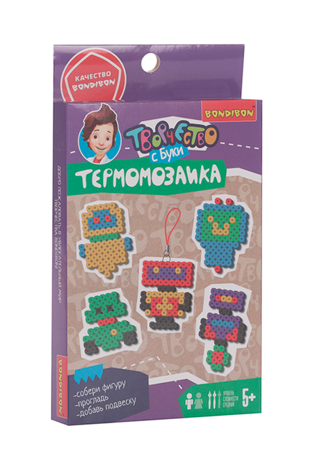 Термомозаика BONDIBON Роботы д/творчества джон джордан роботы