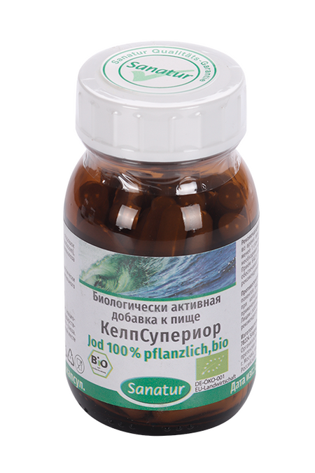 КелпСупериор Sanatur, 570 мг, 60 шт, капсулы