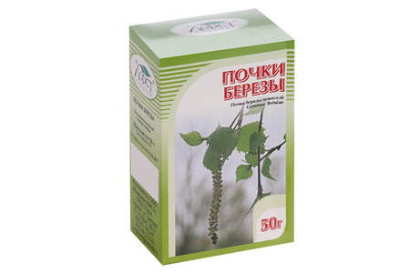Березы повислой почки, 50 г, сырье растительное (пищ)
