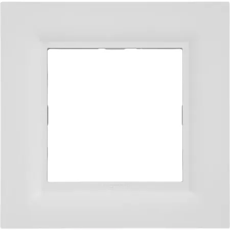 Рамка для розеток и выключателей Legrand Structura 1 пост цвет белый