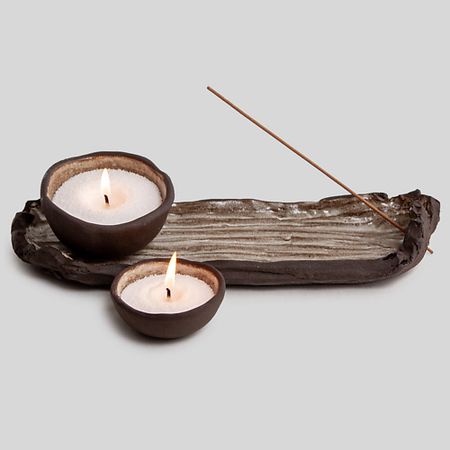 Свеча декоративная LA PALME ARTISAN CERAMICA Подарочный набор для медитации Сандал натуральные камни и кристаллы 1 кг ebet для медитации