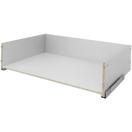 Ящик выдвижной с мягким закрыванием 75.2x17.7x51.1 см ЛДСП цвет серый