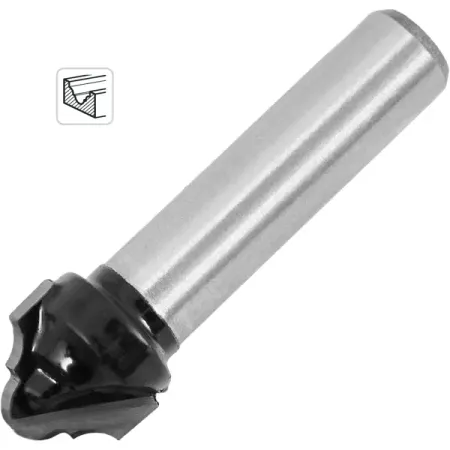 Фреза по дереву пазовая фасонная 1411700 12.7x10 мм хвостовик 8 мм