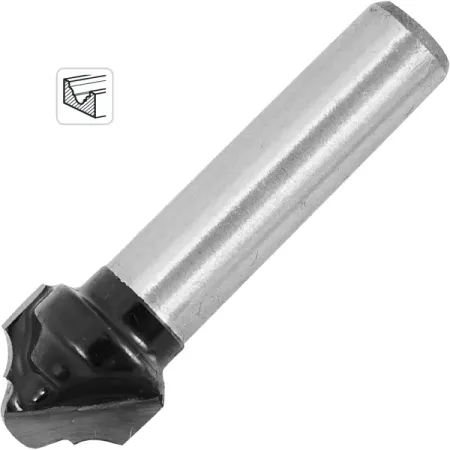 Фреза по дереву пазовая фасонная 1411701 12.7x9.5 мм хвостовик 8 мм