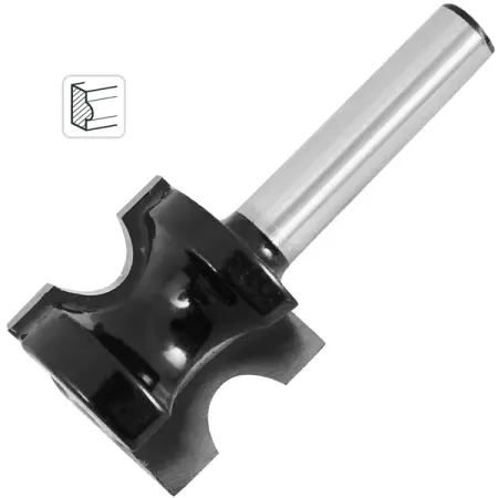 Фреза по дереву кромочная полустержневая 1410400 25.4x22 мм хвостовик 8 мм