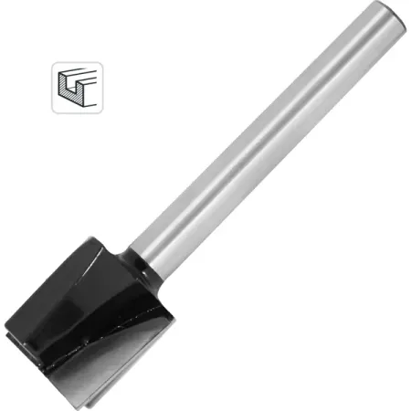 Фреза по дереву пазовая T-образная 1410102 32x30 мм хвостовик 12 мм