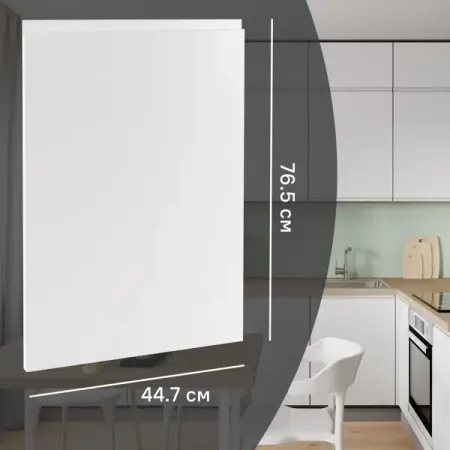 Фасад кухонного шкафа Токио 44.7x76.5 см DELINIA ID МДФ цвет белый александр евгеньевич куланов музей шпионский токио