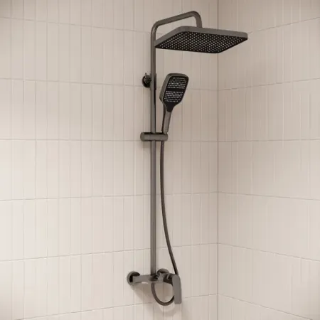 Душевая система Iddis Lahta LAHGM3Fi06 со смесителем 3 режима цвет графит