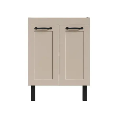 Тумба под раковину напольная Гала 81x60x47.6 см цвет бежевый