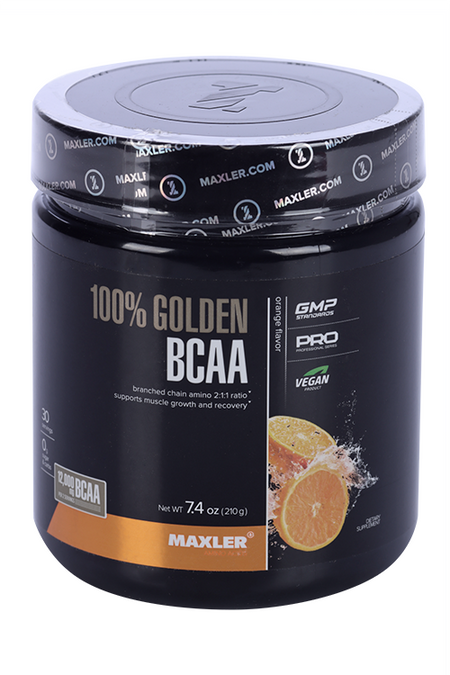 Golden BCAA 100% Maxler Orange, 210 г