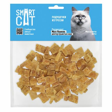 Еда Smart Cat лакомства Подушечки из трески (30 г)