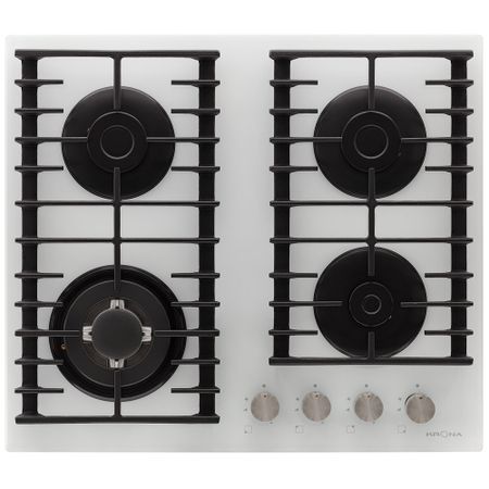 Варочная панель газовая Krona Hagel 60 WH W 4 конфорки белая