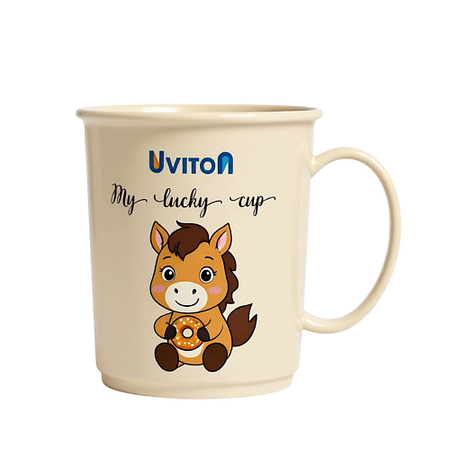 Набор для кормления UVITON Кружка с ручками для самостоятельного питья (лошадка) рождественская лошадка качалка из смолы
