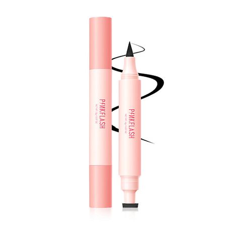 Подводка для глаз PINK FLASH Подводка для век 2в1 (подводка+штамп) метчик и штамп hss 5 8 24 unef