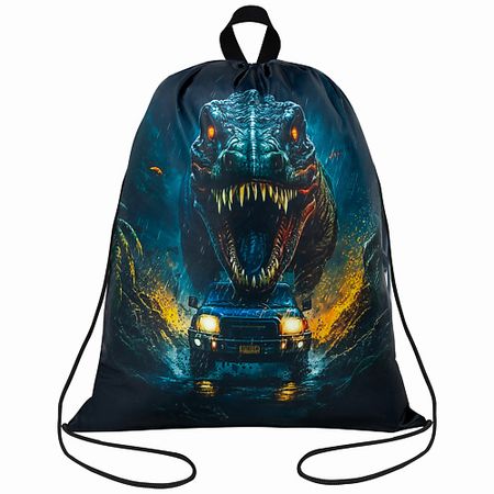 Сумка-мешок для сменной обуви BRAUBERG Мешок для обуви  KIDS, с петлей, Dino chase moonbiffy портативная сумка для обуви из oxford cloth