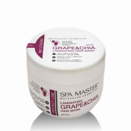 Маска для волос SPA MASTER Ламинирующая маска для защиты волос с виноградом и чиа ffp3 ce защитные маски респиратор для защиты от пыли для взрослых 5 слойная светофильтрующая маска ffp2 kn95 защитные маски