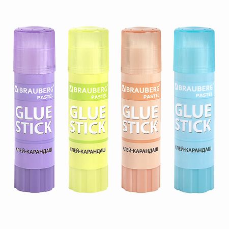 Клей-карандаш BRAUBERG Клей-карандаш PASTEL