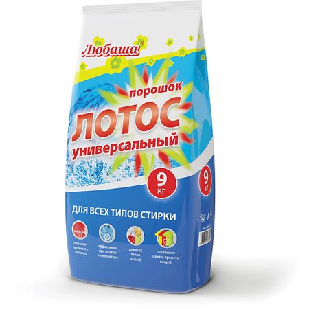 Порошок для стирки ЛЮБАША Стиральный порошок автомат Лотос