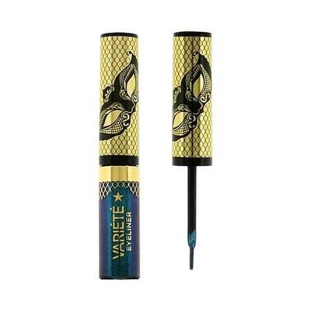 Подводка для глаз EVELINE Подводка для глаз водостойкая сияющая VARIETE EYELINER