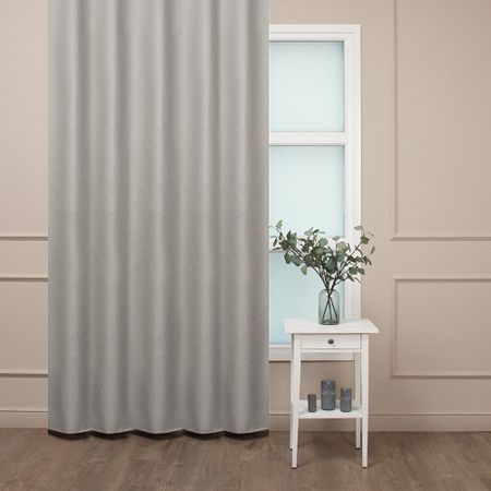 Штора блэкаут бежево-коричневая 160х300 см Amore Mio (99110)