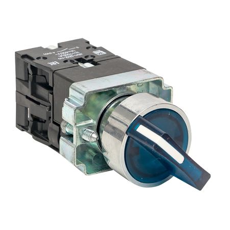 Переключатель EKF PROxima BD33 220 В 1NO+1NC IP40 3P с фиксацией с подсветкой синий (xb2-bk33-b-230) самоблокирующийся педальный переключатель st92l 9 контактов