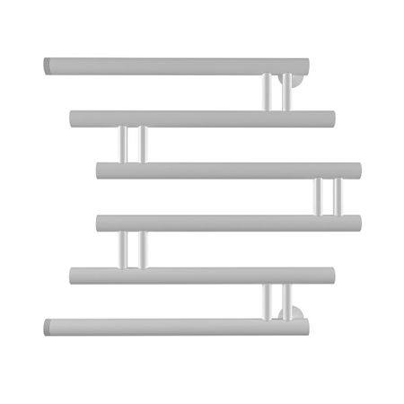 Полотенцесушитель водяной Indigo Zip 500х500 мм фокстрот с боковым подключением 500 мм белый