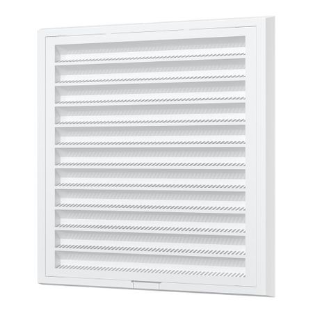 Решетка вентиляционная пластиковая приточно-вытяжная Era RZN 150х200 мм с сеткой белая передняя решетка радиатора рамы серебряные отделочные полосы для haval dargo 2021 2022 2023 2024 аксессуары