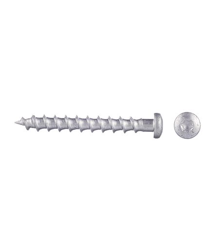 Анкер-шуруп Sormat KBRM P для газобетона полукруглая головка 8x65 мм с битой (8 шт.)