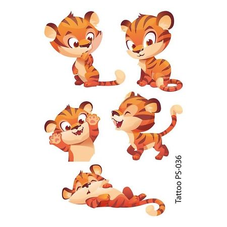 Наклейки для тела ПОЛИСФЕРА Временная переводная татуировка Tattoo PS-036