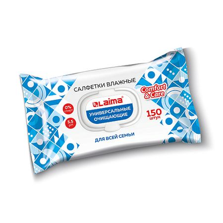 Салфетки для рук LAIMA Салфетки влажные универсальные Для всей семьи миниатюрная фигурка семьи белок из смолы baiufor