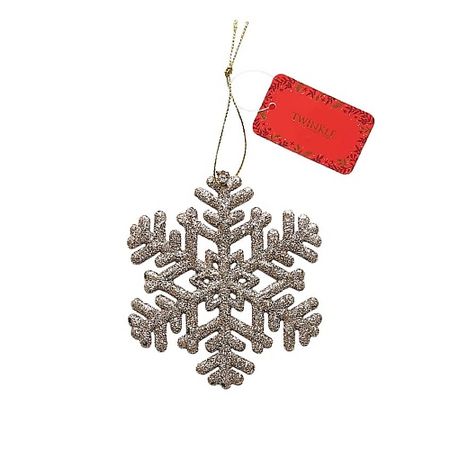 Елочная игрушка TWINKLE Декоративная ёлочная игрушка GOLD 2 елочная игрушка птица 10x8 5 красный