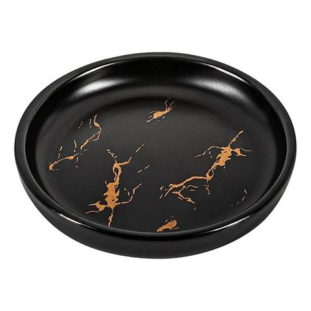 Мыльница LETOILE HOME Мыльница керамическая черная керамическая статуэтка японского кота bearpaw