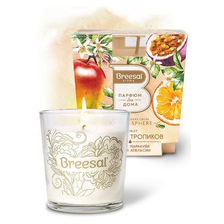 Свеча ароматическая BREESAL Ароматическая свеча Aroma Sphere Дыхание тропиков