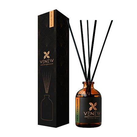 Аромадиффузор VENEW Диффузор ароматизатор для дома парфюм Хвоя Мандарин