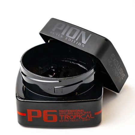 Воск для укладки волос PION BLACK EDITION Профессиональный воск для укладки PION AQUA WAX P6 TROPICAL сильной фиксации