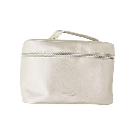 Косметичка ЛЭТУАЛЬ TWINKLE Кейс Saffiano Silver