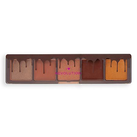 Палетка I HEART REVOLUTION Палетка теней для век Mini Chocolate Shadow Palette viva la vika колье mini lock my heart necklace silver