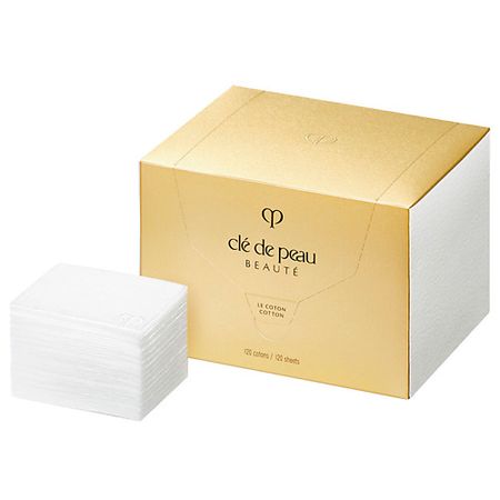 Ватные подушечки CLÉ DE PEAU BEAUTÉ Ватные подушечки Cotton ватные диски для   солнце и луна eco 40 шт