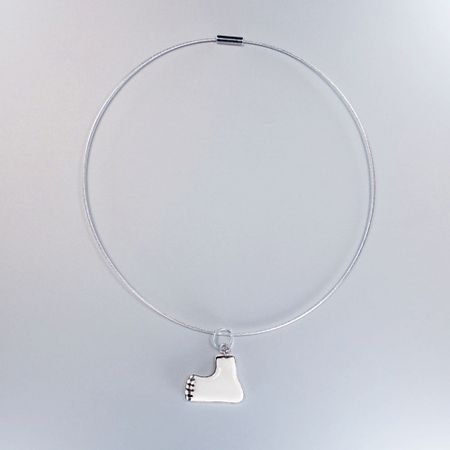 Колье LA PALME ARTISAN CERAMICA Колье с подвеской авторское Спешу нога Л