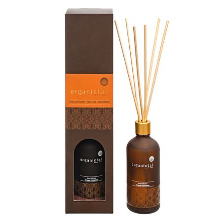 Аромадиффузор ORGANICTAI Ароматический диффузор АПЕЛЬСИН – КОРИЦА