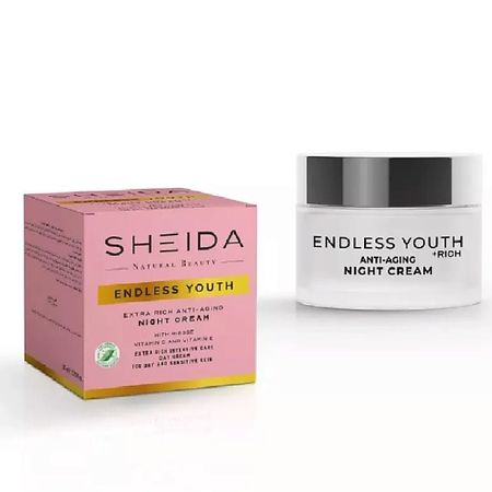 Крем для лица SHEIDA Антивозрастной крем от морщин ночной с дополнительным обогащением ночной антивозрастной крем для лица ревиталифт филлер [ha] l oreal paris 50 мл
