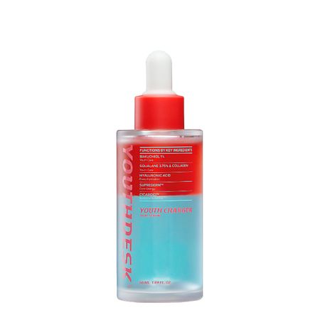 Сыворотка для лица YOUTHDESK Сыворотка для лица двойная повышающая эластичность Youth Charger Dual Serum rfid брелоки koqzm dual chip перезаписываемые 13 56 мгц 125 кгц